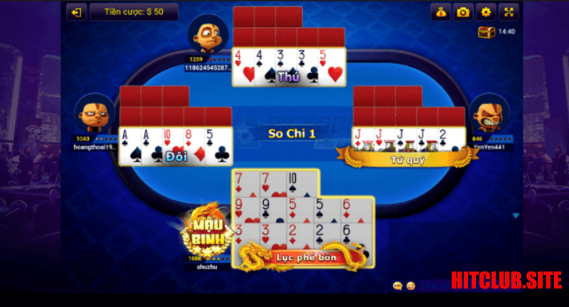 Cách chơi mậu binh Hitclub