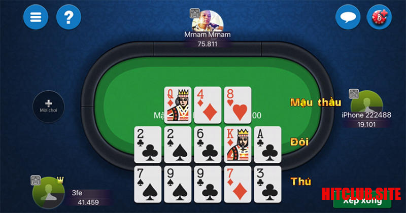 Luật chơi mậu binh Hit club