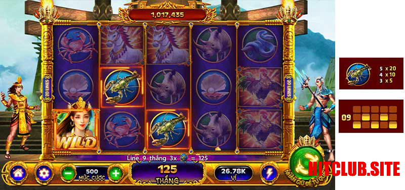 Slot game sơn tinh thủy tinh Hitclub